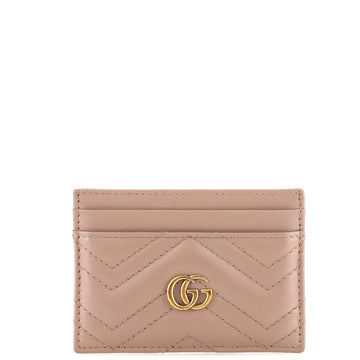 Gucci GG Marmont Card Holder Matelasse Leather