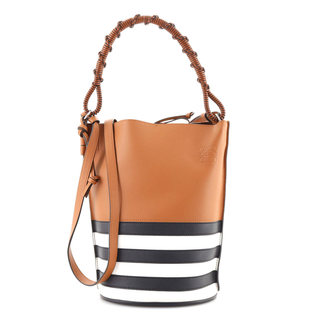 Gate Top Handle Bucket Bag