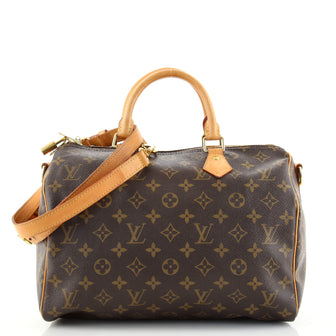 Louis Vuitton Speedy Bandouliere Bag Monogram Canvas 30