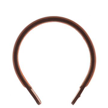 Hermes Jane Headband Leather with Rocabar Ribbon