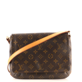 Louis Vuitton Musette Tango Handbag Monogram Canvas