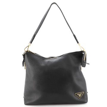 Prada Side Zip Hobo Vitello Daino Large