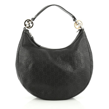 Gucci Twins Hobo Guccissima Leather Medium