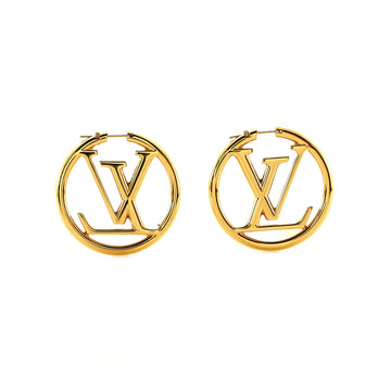Louis Vuitton Louise Hoop Earrings Metal