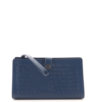Bottega Veneta Snap Wristlet Organizer Pouch Intrecciato Nappa Medium