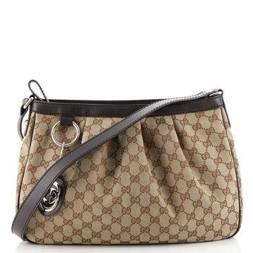 Gucci Sukey Messenger Bag GG Canvas Medium