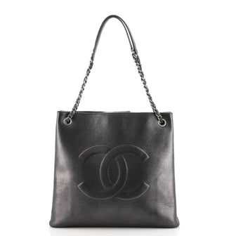 Chanel Accordion Timeless Tote Iridescent Calfskin Large