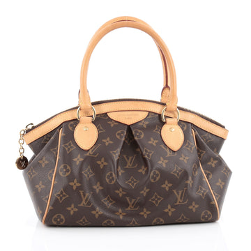 Louis Vuitton Tivoli Handbag Monogram Canvas PM Brown