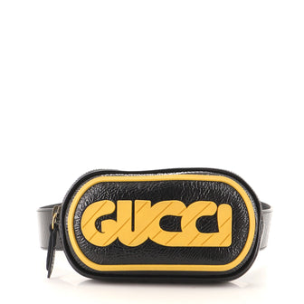 Gucci Logo Belt Bag Patent with Rubber