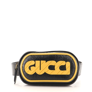 Gucci Logo Belt Bag Patent with Rubber