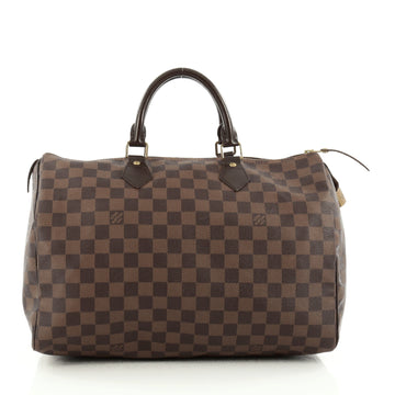 Louis Vuitton Speedy Handbag Damier 35 Brown