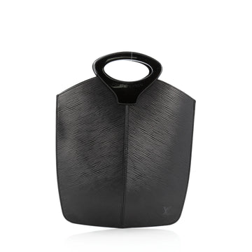 Louis Vuitton Demi Lune Tote Epi Leather Black