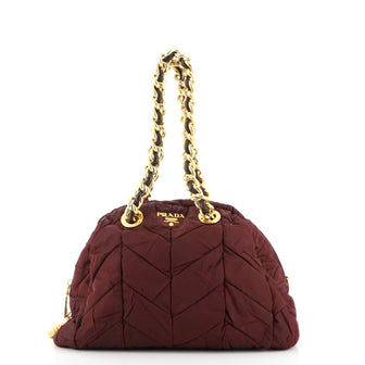 Prada Catena Bag Chevron Tessuto Large