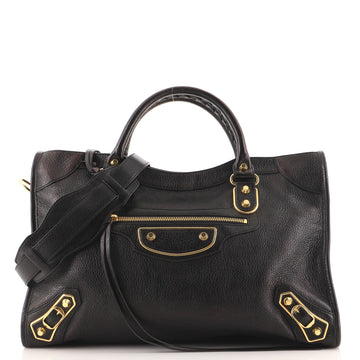 Balenciaga City Classic Metallic Edge Bag Leather Medium