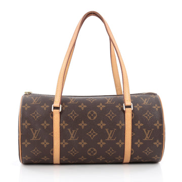 Louis Vuitton Papillon Handbag Monogram Canvas 30 Brown