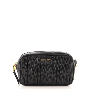 Miu Miu Convertible Belt Bag Matelasse Leather Mini