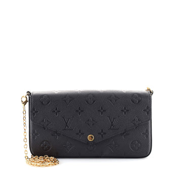 Louis Vuitton Felicie Pochette Monogram Empreinte Leather