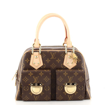 Louis Vuitton Manhattan Handbag Monogram Canvas PM