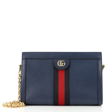 Gucci Ophidia Chain Shoulder Bag Leather Small