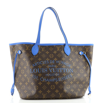 Louis Vuitton Neverfull Tote Limited Edition Ikat Monogram Canvas MM