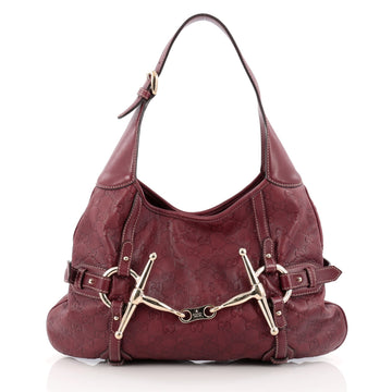 Gucci Limited Edition 85th Anniversary Hobo Guccissima Leather Medium Brown