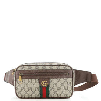 Gucci Ophidia Belt Bag GG Coated Canvas Medium