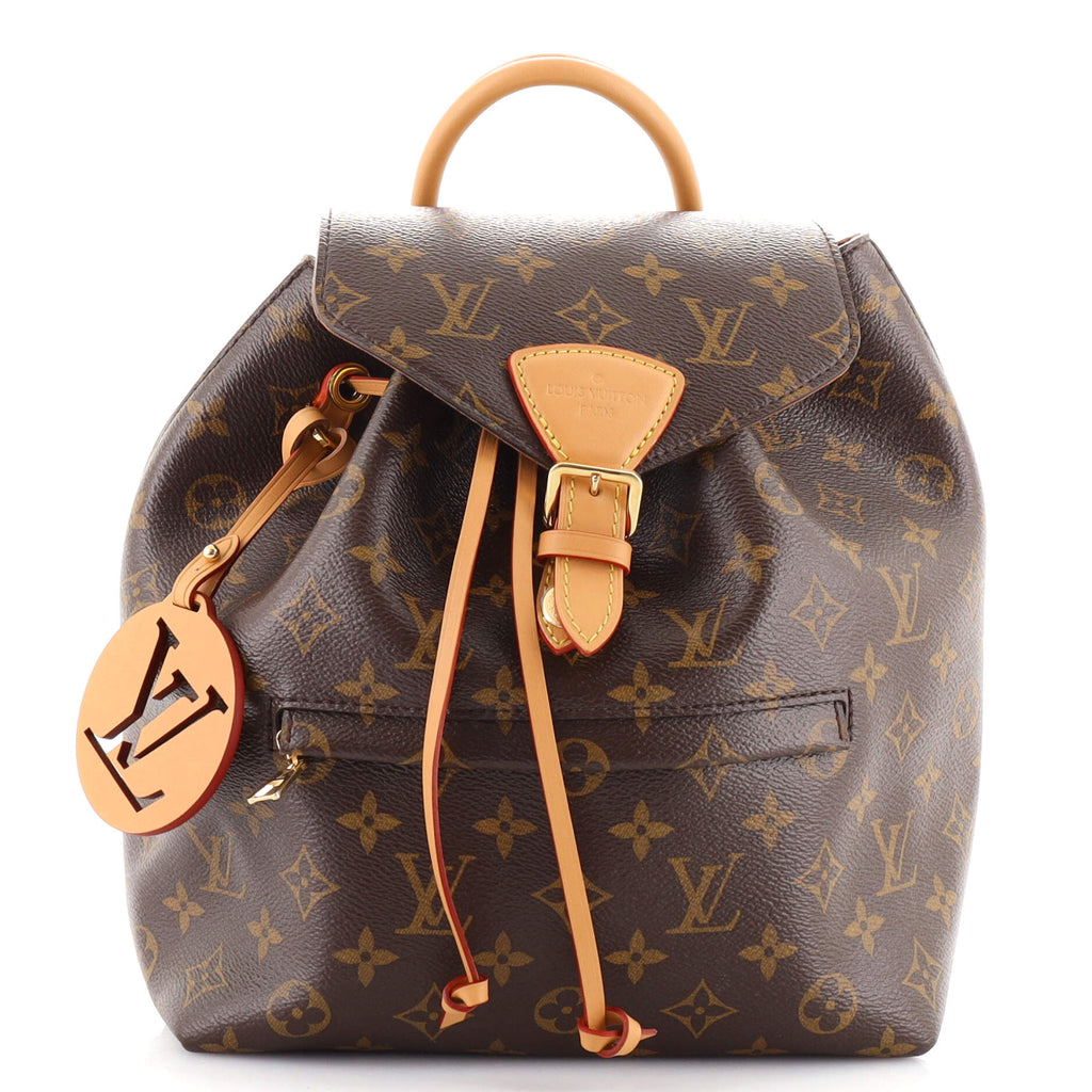 LOUIS VUITTON Monogram Canvas Montsouris MM Backpack Bag TT1495