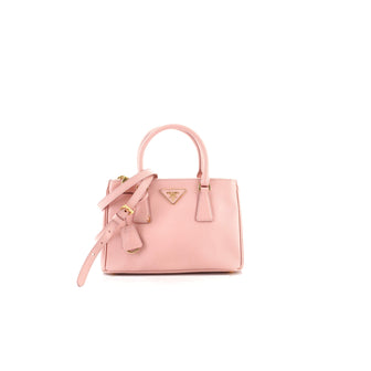 Prada Galleria Double Zip Tote Saffiano Leather Small