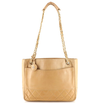 Chanel Vintage Shopping Tote Lambskin Medium