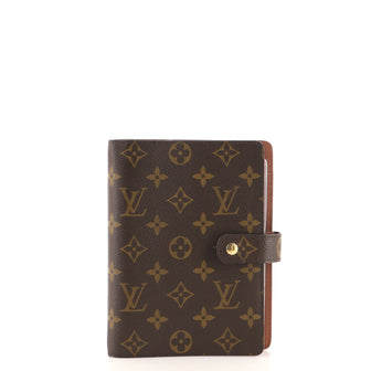 Ring Agenda Cover Monogram Canvas MM