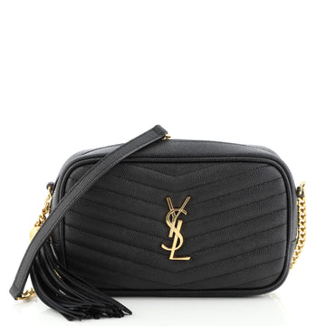 Saint Laurent Lou Camera Bag Matelasse Chevron Leather Mini