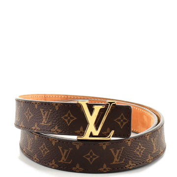 Louis Vuitton LV Initiales Belt Monogram Canvas Thin