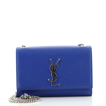 Saint Laurent Classic Monogram Crossbody Bag Grainy Leather Small