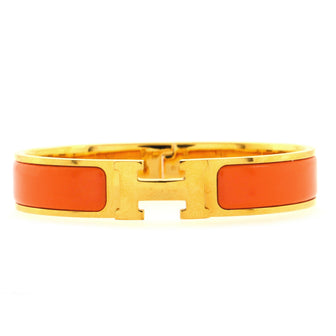 Hermes Clic H Bracelet Enamel Narrow