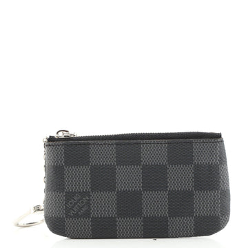 Louis Vuitton Key Pouch Damier Graphite