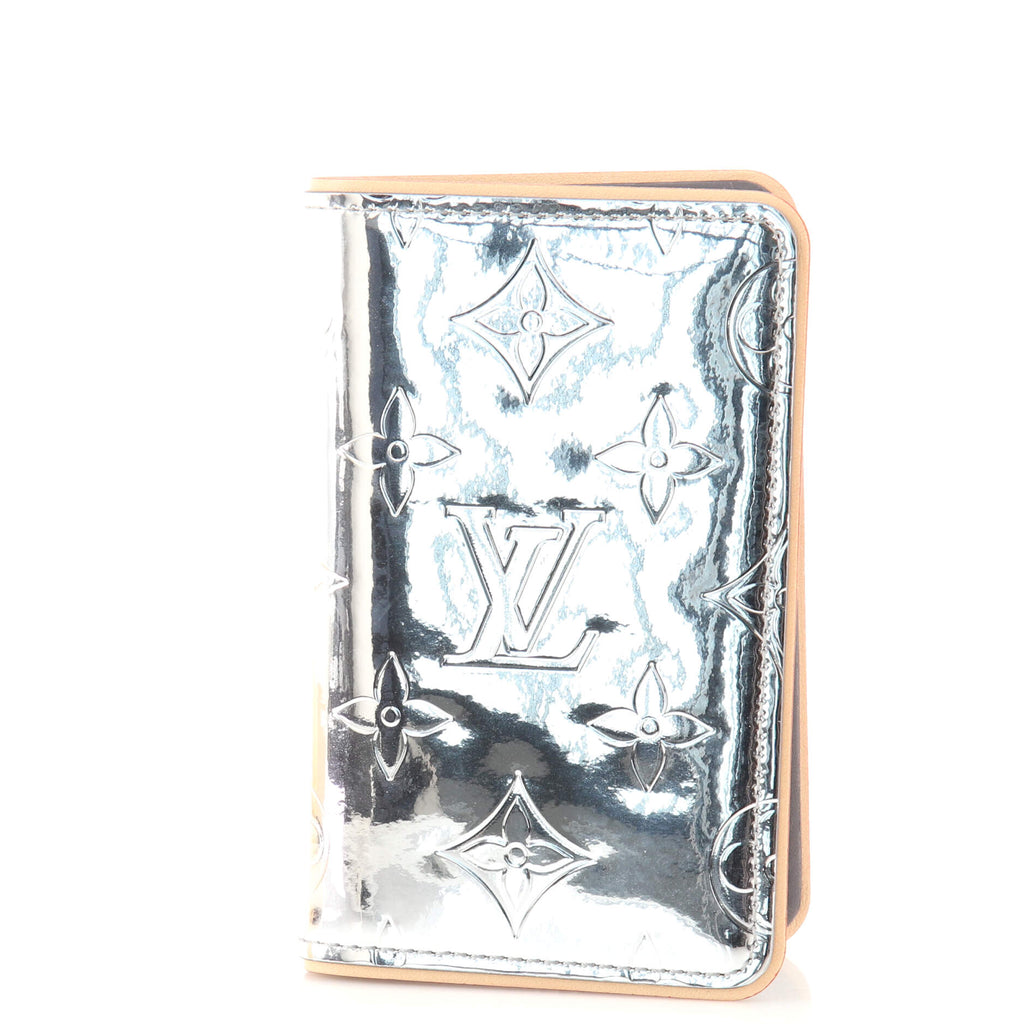 Louis Vuitton Slender Pocket Organizer Monogram Mirror Coated Canvas  Metallic 1445011