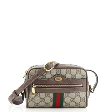 Gucci Ophidia Shoulder Bag GG Coated Canvas Mini
