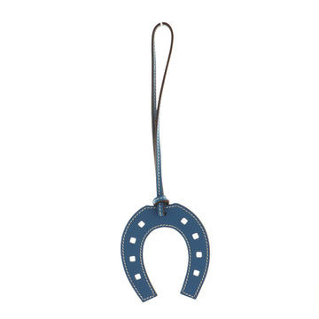 Hermes Paddock Horseshoe Bag Charm Leather
