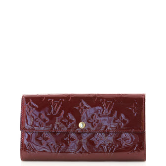 Louis Vuitton Monogram Vernis Leather Sarah Wallet