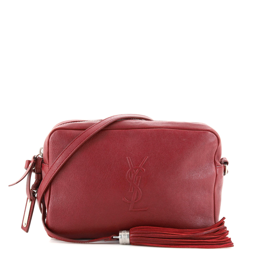 Saint Laurent Lou Camera Bag Leather Small Red 1524101