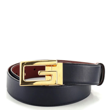 Gucci Square G Buckle Reversible Belt Leather Medium