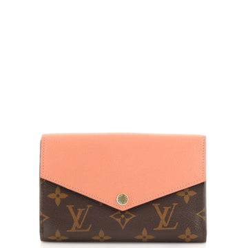 Louis Vuitton Pallas Compact Wallet Monogram Canvas and Calfskin