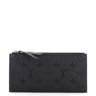 Louis Vuitton Felicie Zip Pouch Insert Monogram Empreinte Leather