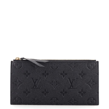 Louis Vuitton Felicie Zip Pouch Insert Monogram Empreinte Leather