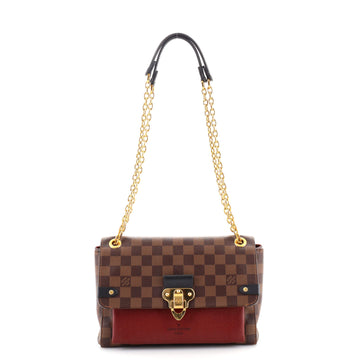 Louis Vuitton Vavin Handbag Damier with Leather PM