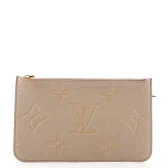 Louis Vuitton Neverfull Pochette Monogram Empreinte Giant Large