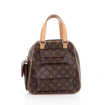 Louis Vuitton Excentri-Cite Handbag Monogram Canvas Brown