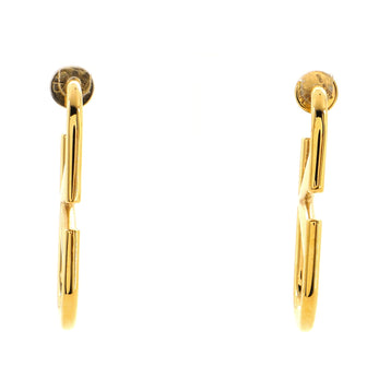 Valentino VLogo Hoop Earrings Metal Large