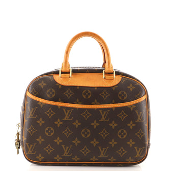 Louis Vuitton Trouville Handbag Monogram Canvas