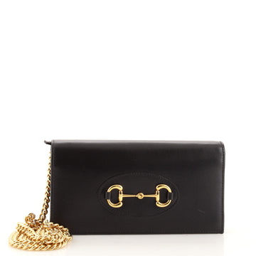 Gucci Horsebit 1955 Chain Wallet Leather